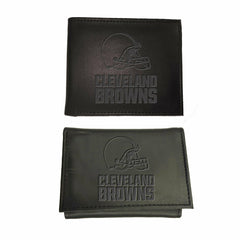 Cleveland Browns, Bi-Fold and Tri-Fold Wallet Gift Set, Black - NFL Home