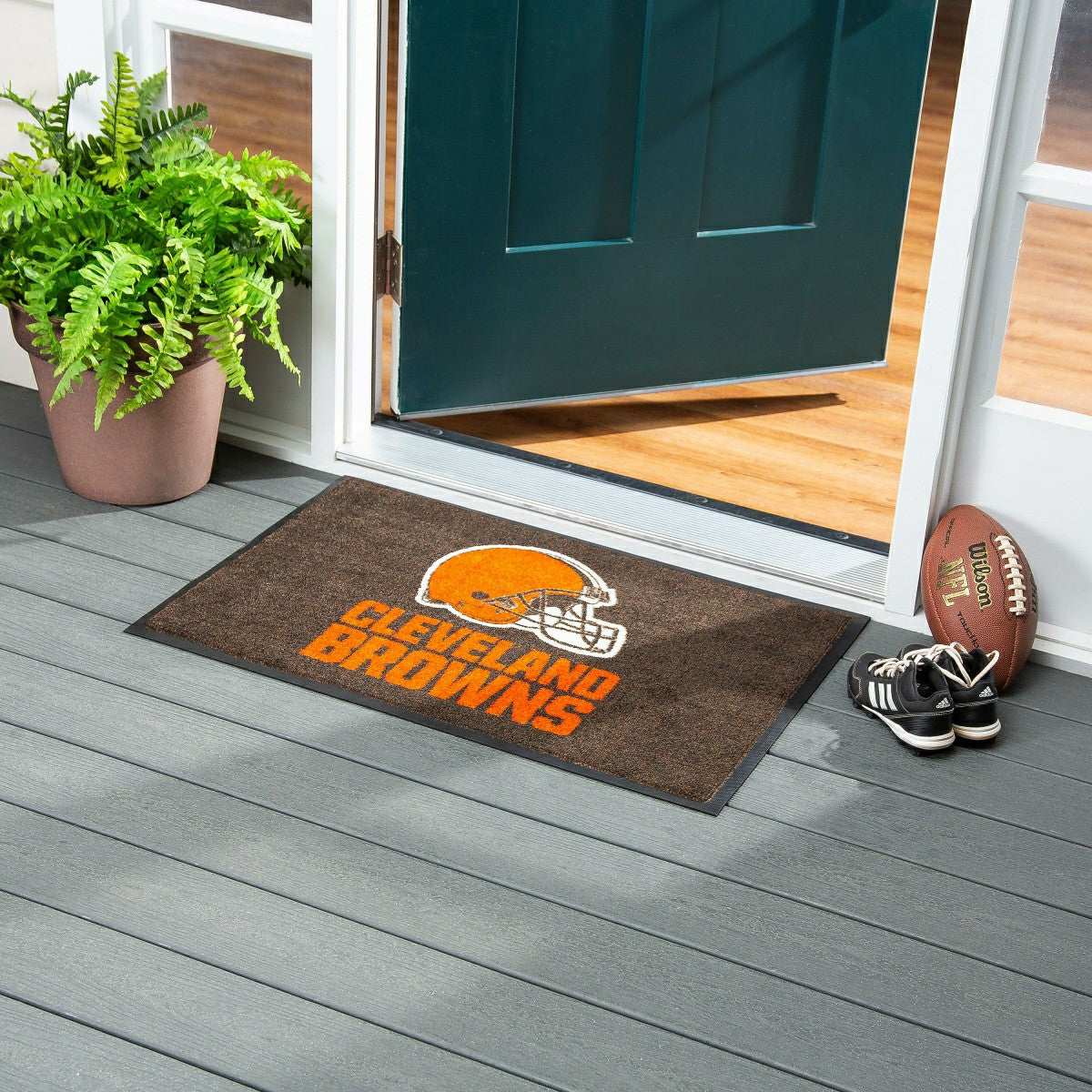 2'x3' USA Made Indoor/Outdoor Entryway Mat, Cleveland Browns - NFL