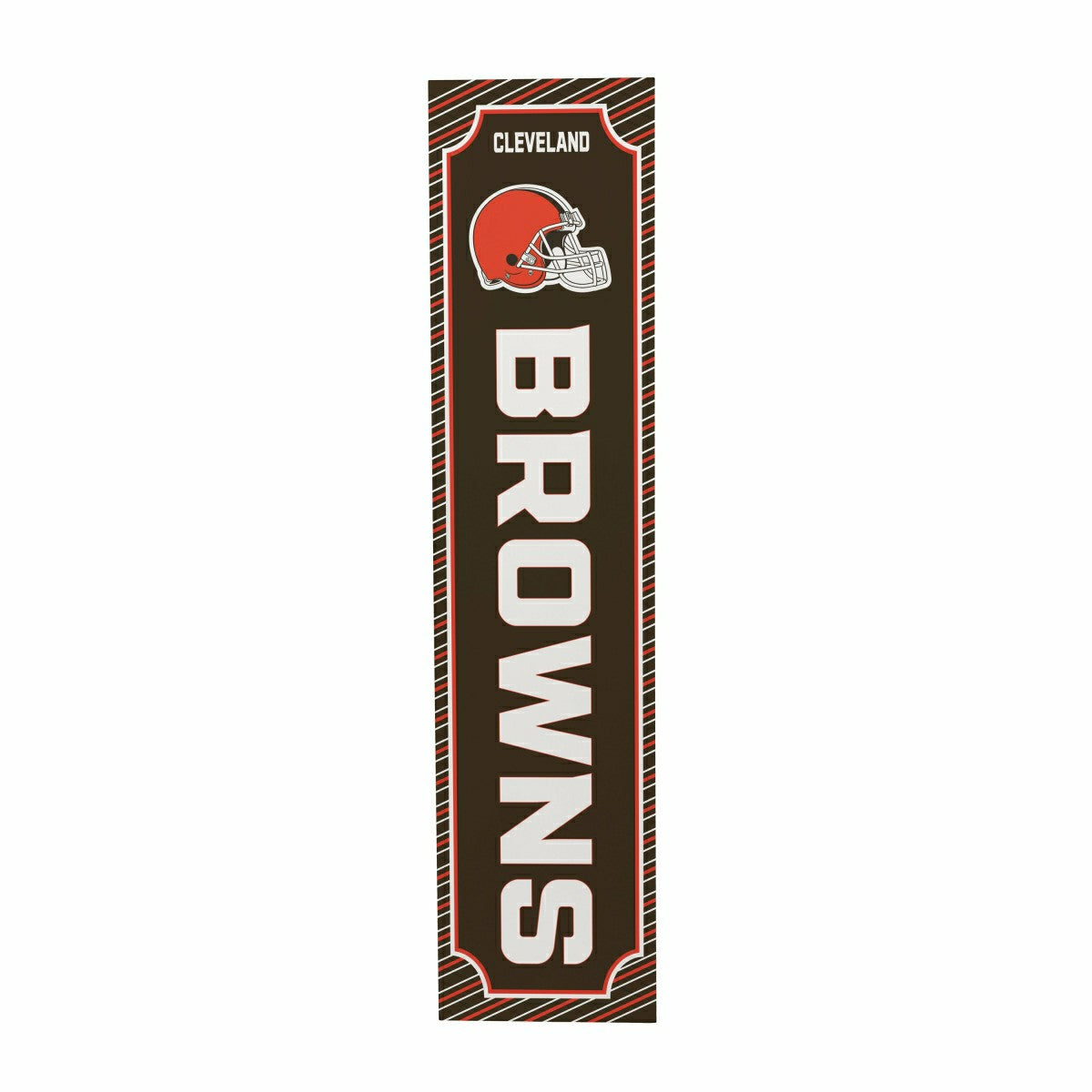 Cleveland Browns Winter Seasonal Double Sided Large Leaner, 46" - NFL Home