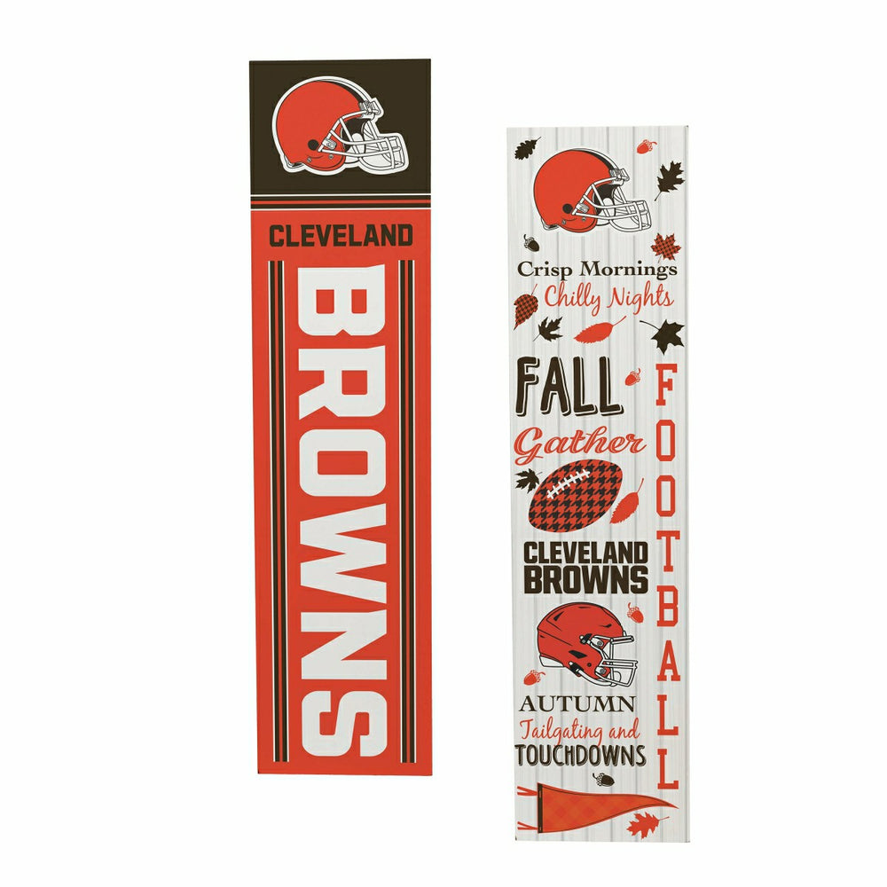 Cleveland Browns Fall Seasonal Double Sided Large Leaner, 46" - NFL Home