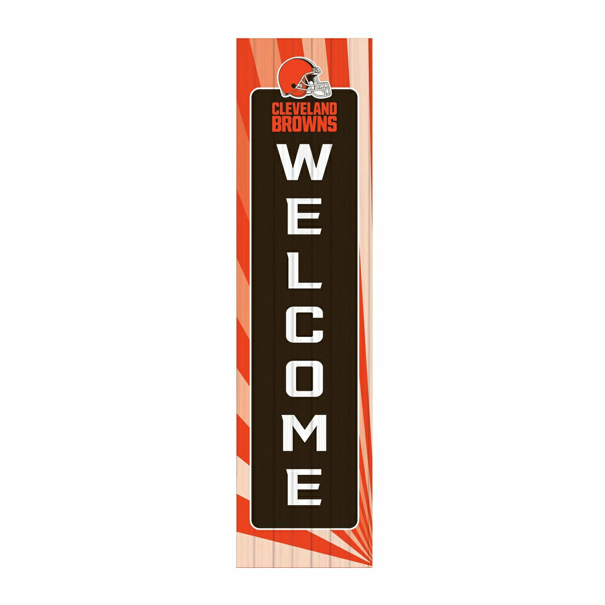 Cleveland Browns Summer Seasonal Single Sided Large Leaner, 46" - NFL Home