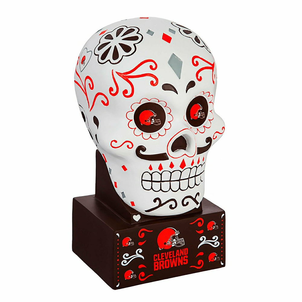 Cleveland Browns Sugar Skull Statue - NFL Home