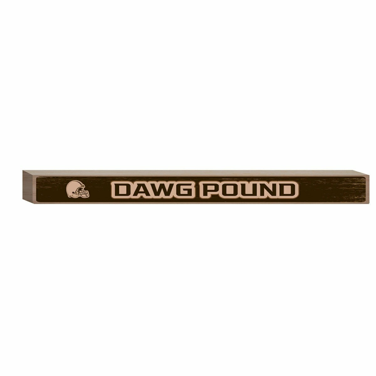 Cleveland Browns Engraved Wood Sign, 1.5" x 18" - NFL Home