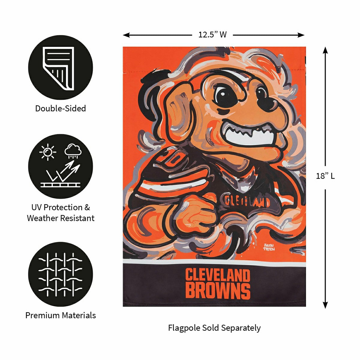 Cleveland Browns, Suede GDN Justin Patten - NFL