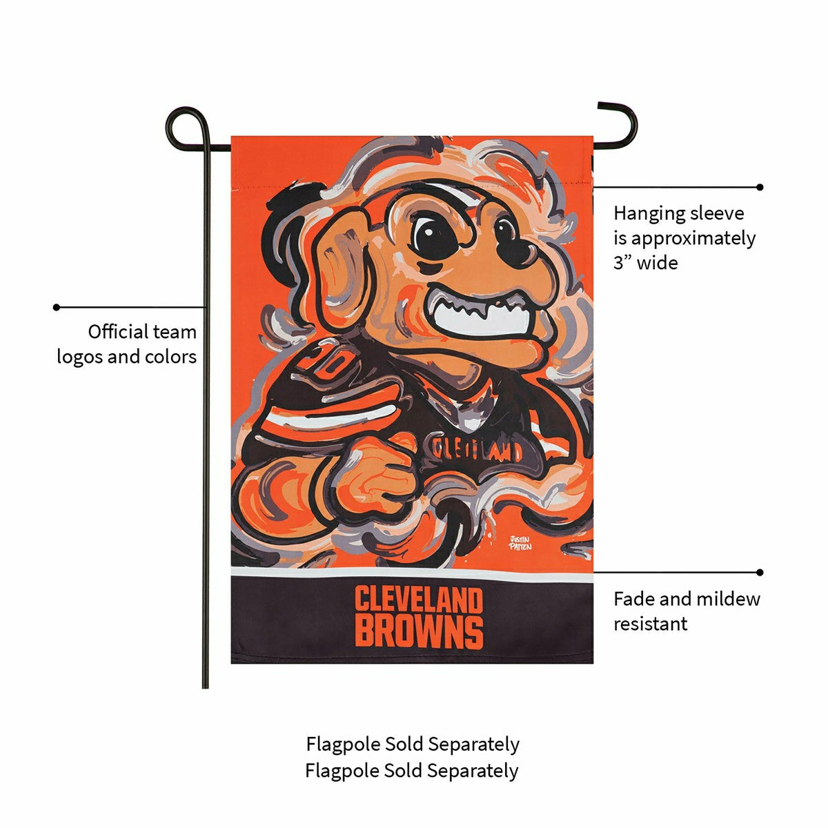 Cleveland Browns, Suede GDN Justin Patten - NFL