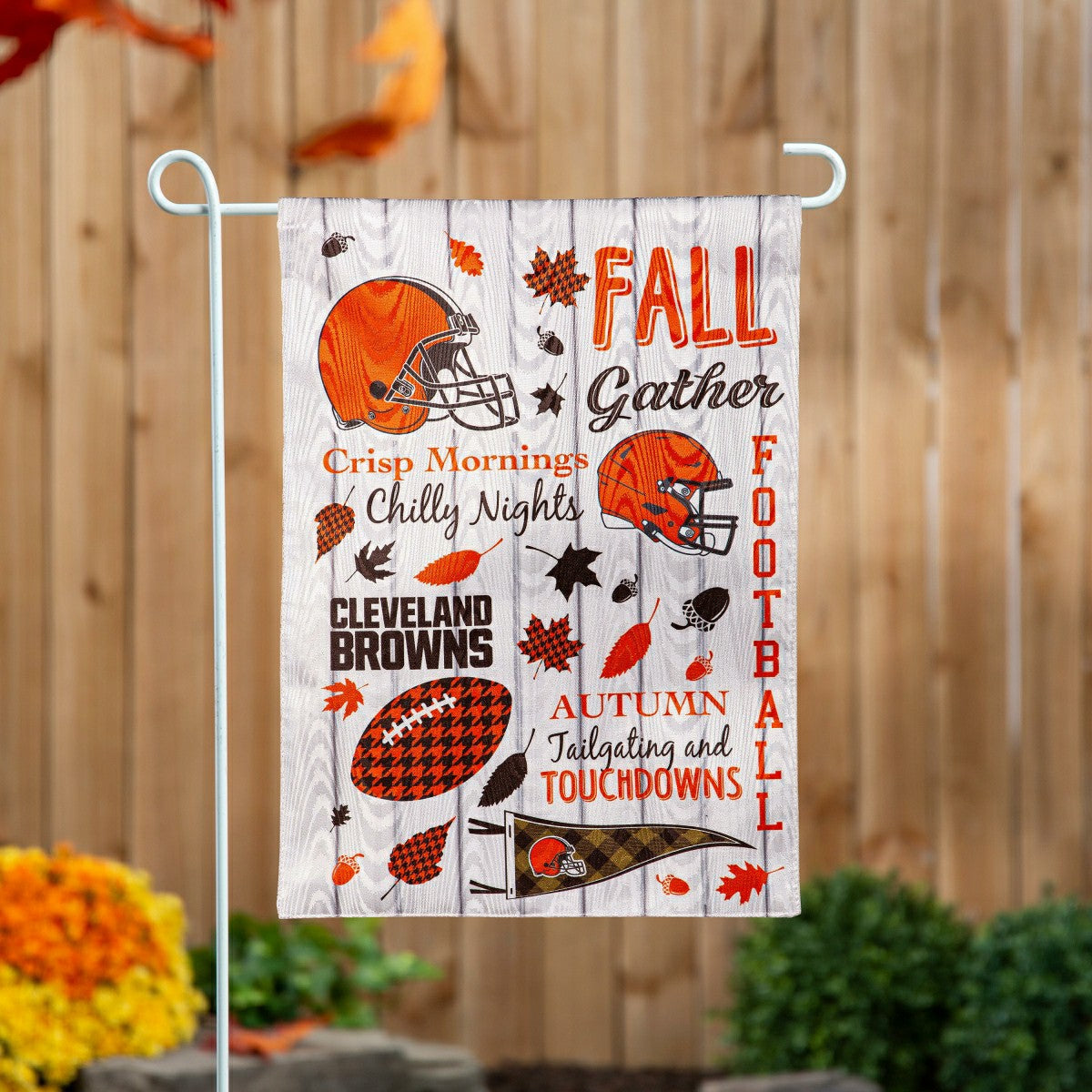 Cleveland Browns, Moire Flag, GDN, Fall Seasonal - NFL Home