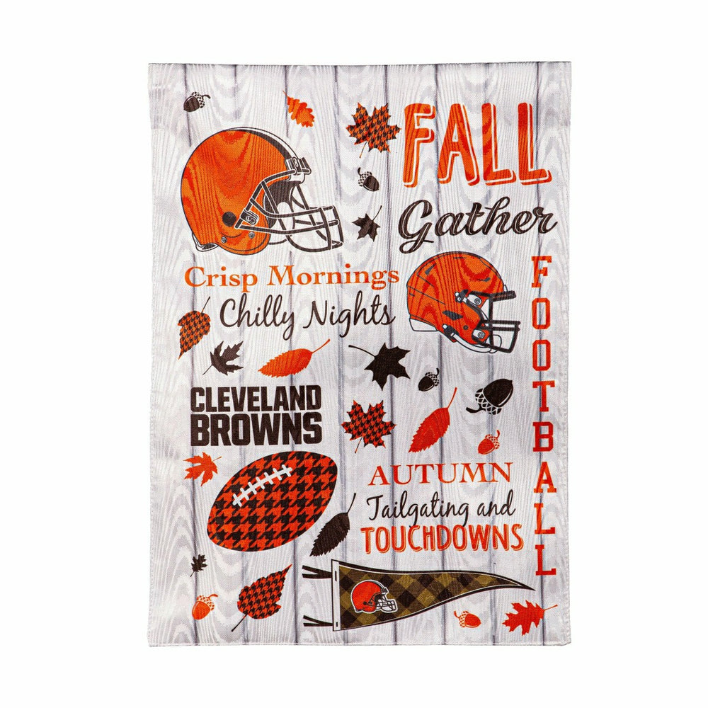 Cleveland Browns, Moire Flag, GDN, Fall Seasonal - NFL Home
