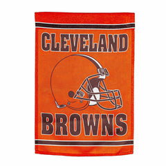 Cleveland Browns Embossed Suede House Flag - NFL Home