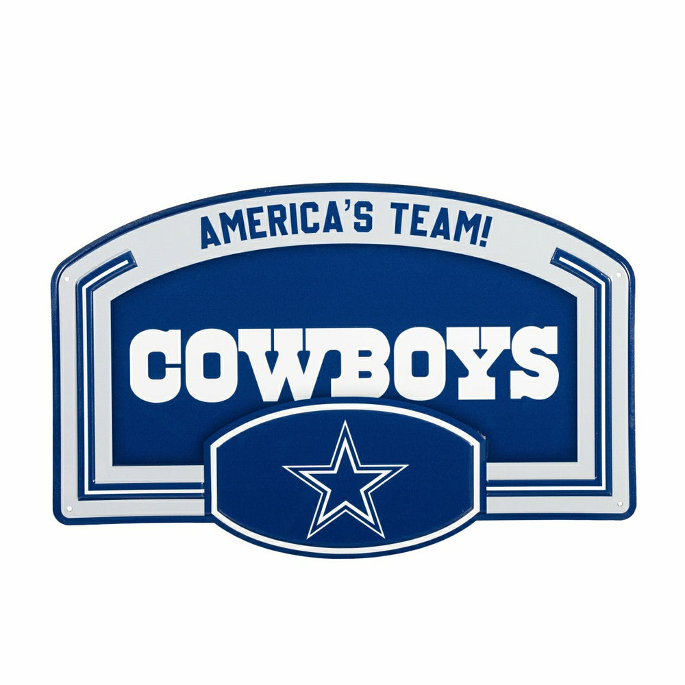 Dallas Cowboys USA Embossed Steel Wall Sign, 11" x 17" - NFL Home
