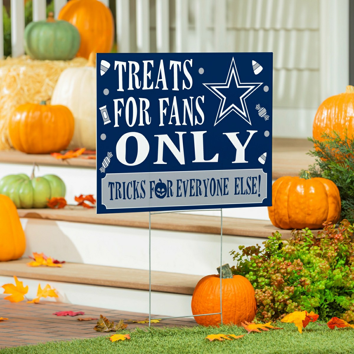 Dallas Cowboys Yard Sign, Halloween Treats for Fans - NFL Home