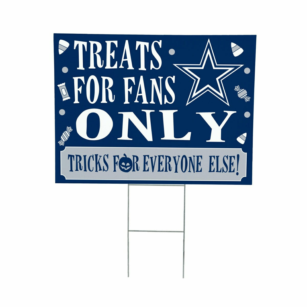 Dallas Cowboys Yard Sign, Halloween Treats for Fans - NFL Home