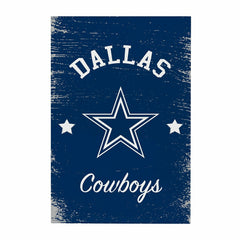 Dallas Cowboys Wood Wall Sign, 16x24 - NFL Home