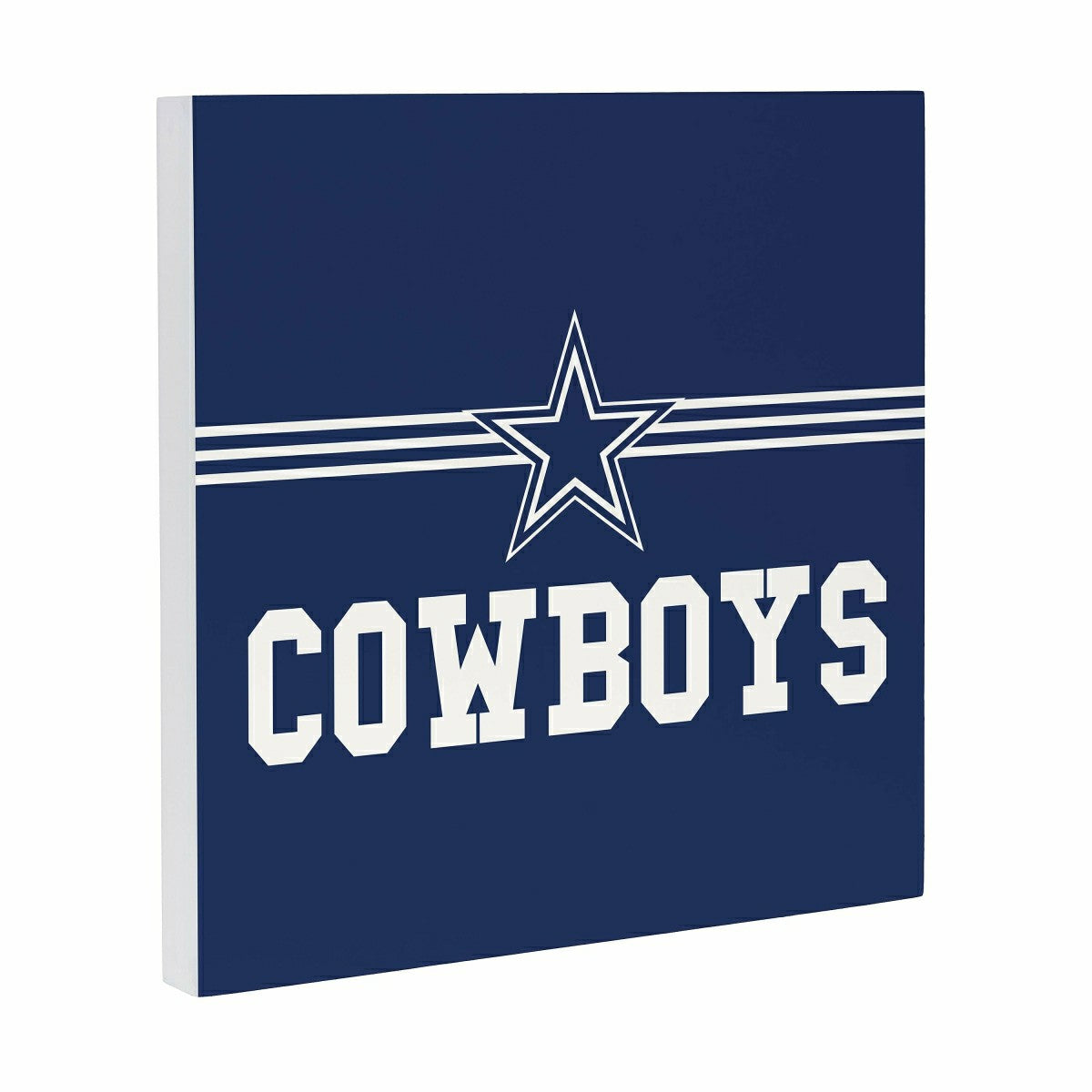 Dallas Cowboys Wood Wall Sign, 12x12 - NFL Home