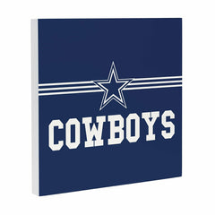 Dallas Cowboys Wood Wall Sign, 12x12 - NFL Home