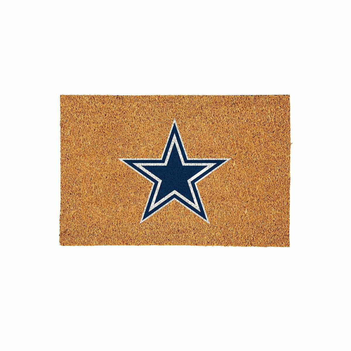 Dallas Cowboys Large Full Color Coir Mat, 36"x24" - NFL
