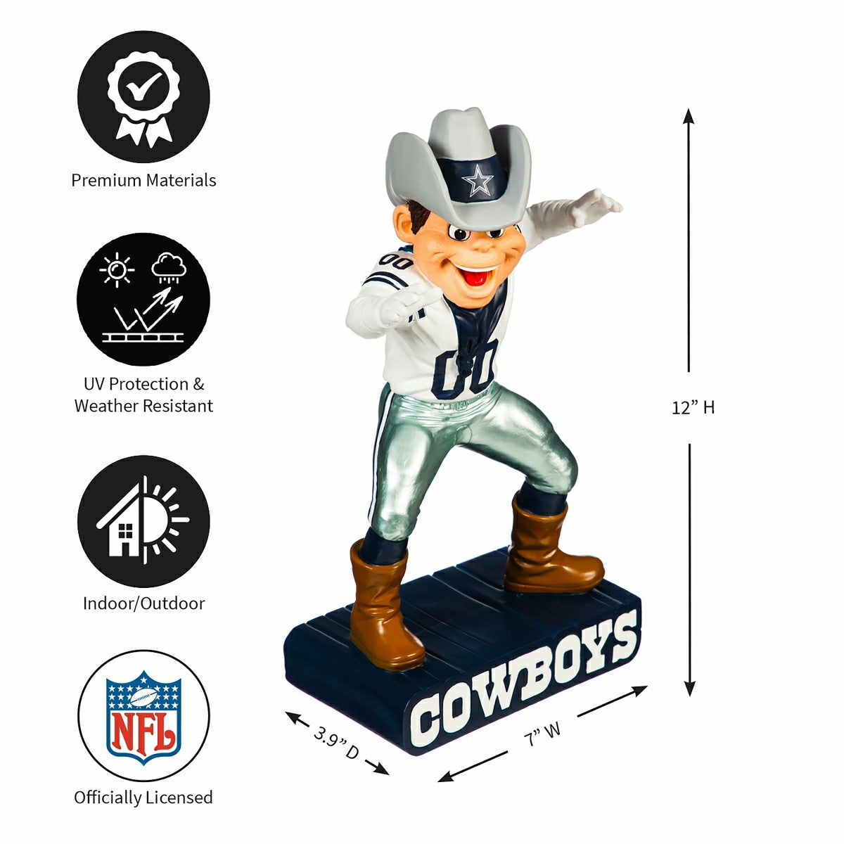 Dallas Cowboys Mascot Statue   MyEvergreen - NFL Home