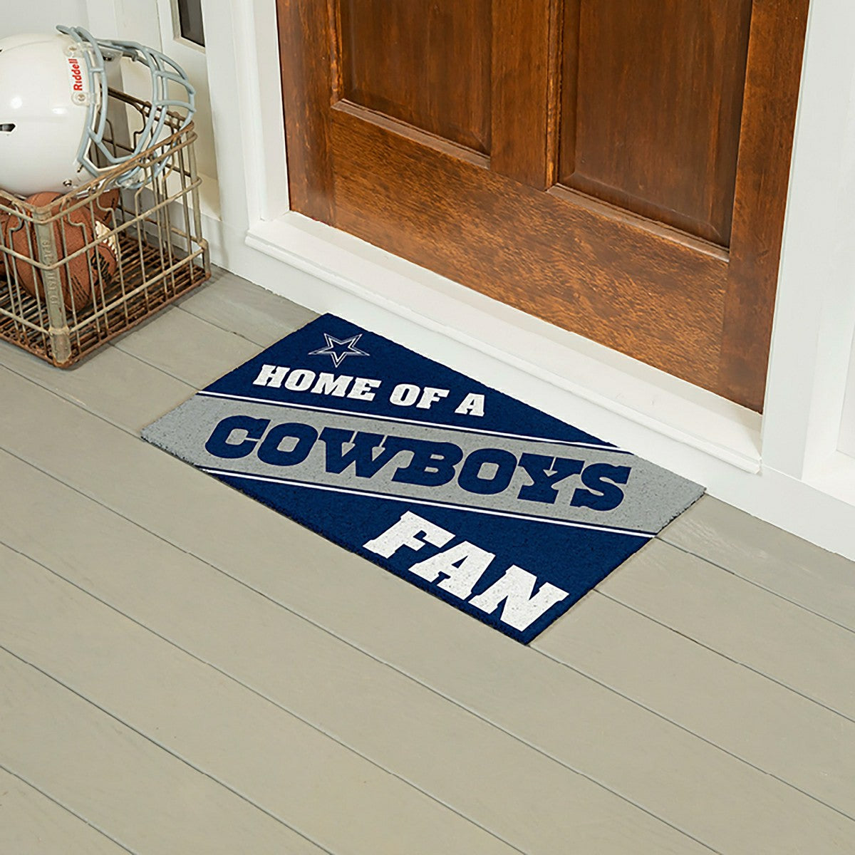 Dallas Cowboys, PVC Mat COLOR, Home of a Fan - NFL