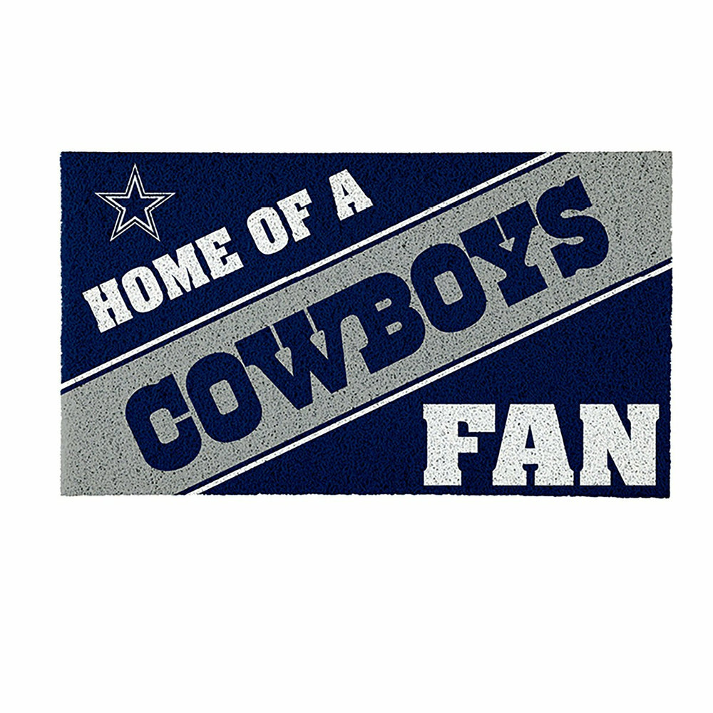 Dallas Cowboys, PVC Mat COLOR, Home of a Fan - NFL