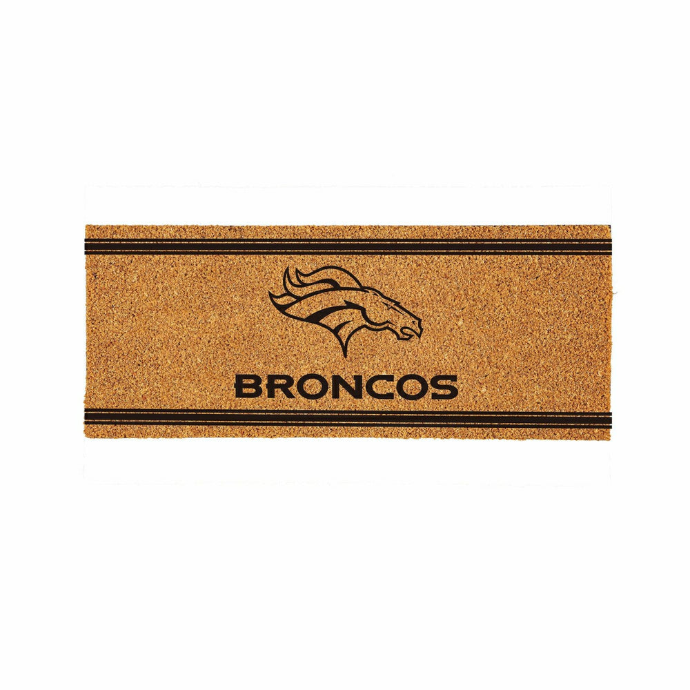 Denver Broncos Extra Large One Color Coir Mat, 60"x24" - NFL