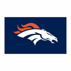 Full Color PVC Mat, 16" x 28", Denver Broncos - NFL
