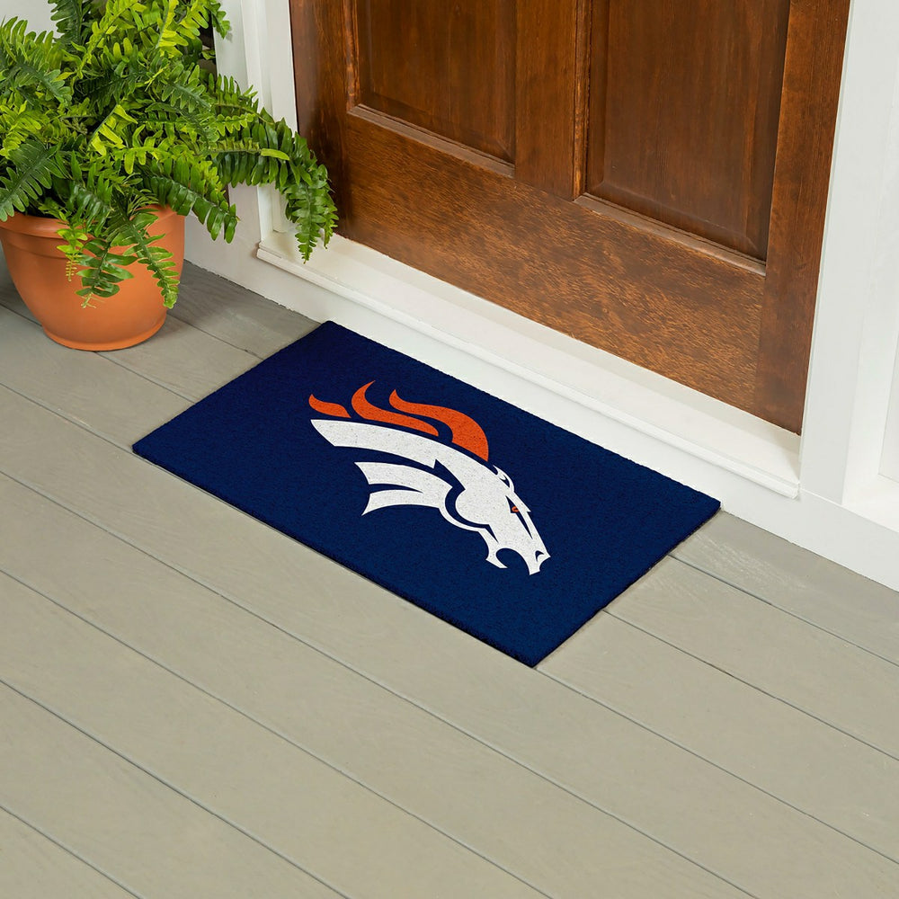Full Color PVC Mat, 16" x 28", Denver Broncos - NFL