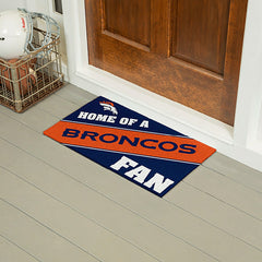 Denver Broncos, PVC Mat COLOR, Home of a Fan - NFL