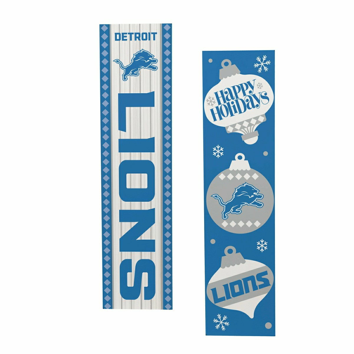 Detroit Lions 47" Double Sided Leaner, Christmas - NFL Home