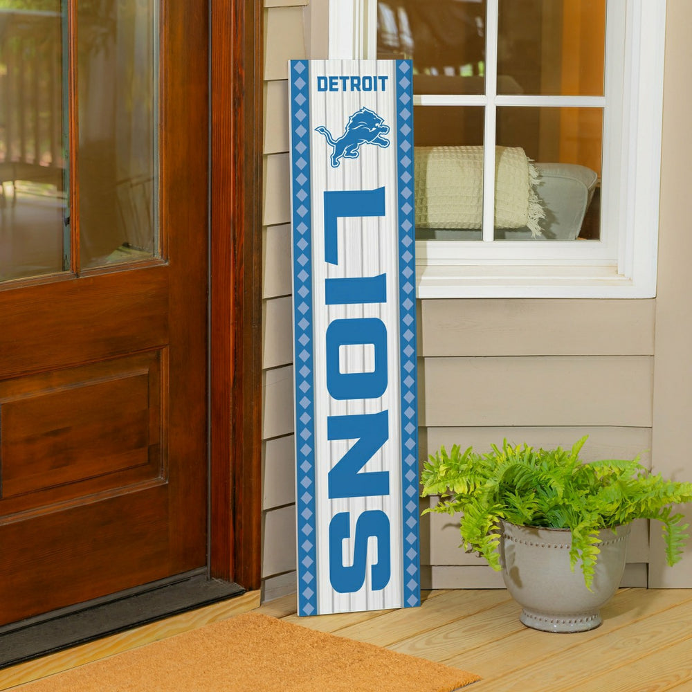 Detroit Lions 47" Double Sided Leaner, Christmas - NFL Home