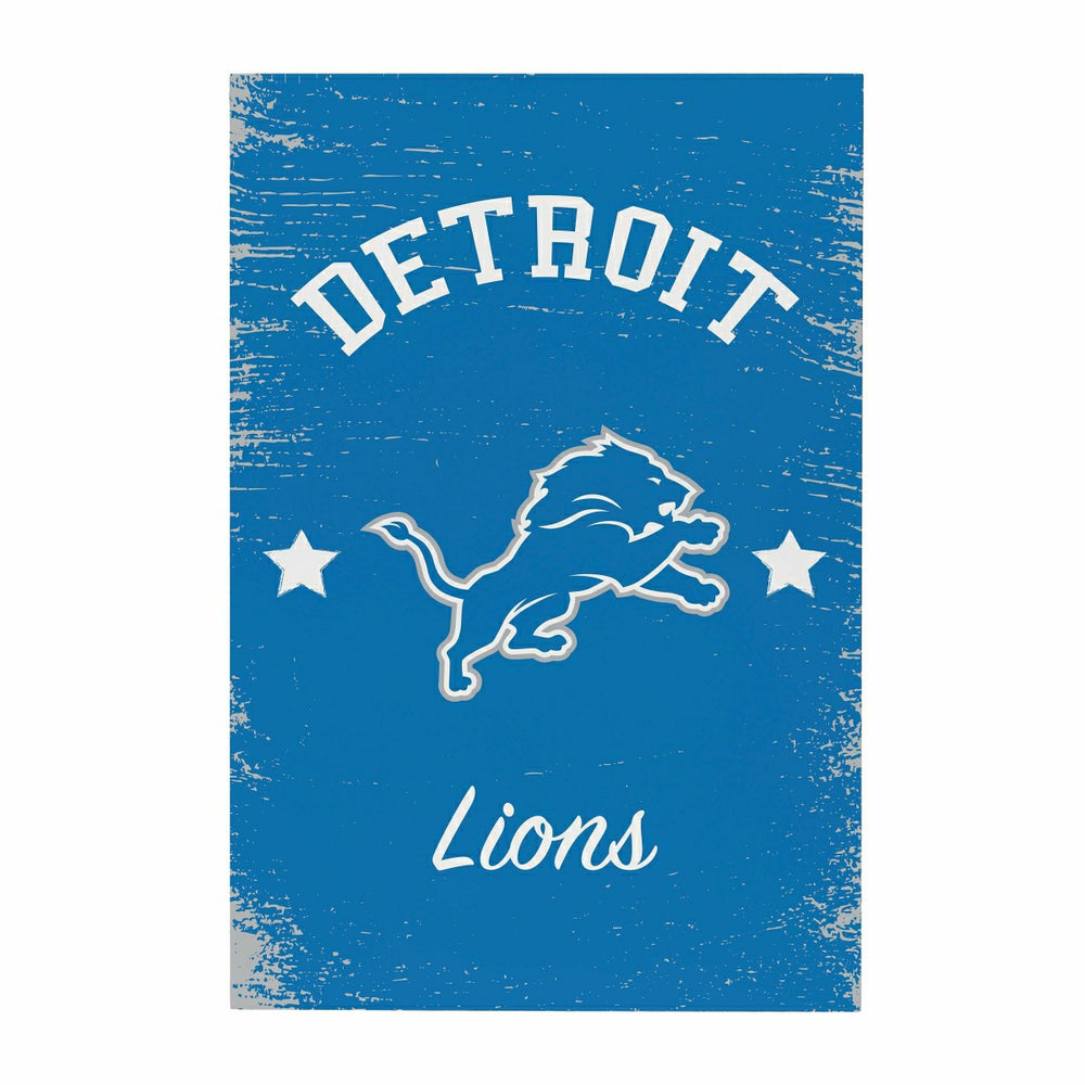 Detroit Lions Wood Wall Sign, 16x24 - NFL Home