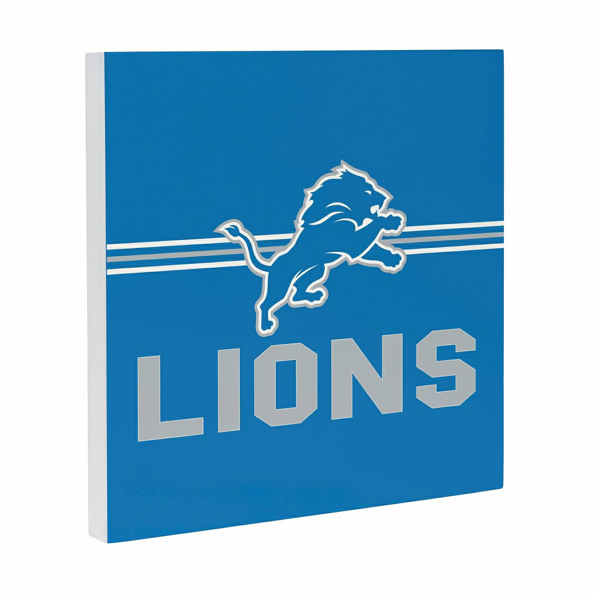 Detroit Lions Wood Wall Sign, 12x12 - NFL Home