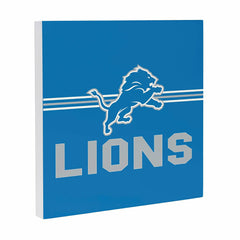 Detroit Lions Wood Wall Sign, 12x12 - NFL Home