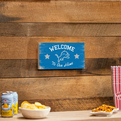 Detroit Lions Wood Wall Sign, 6x11 - NFL Home