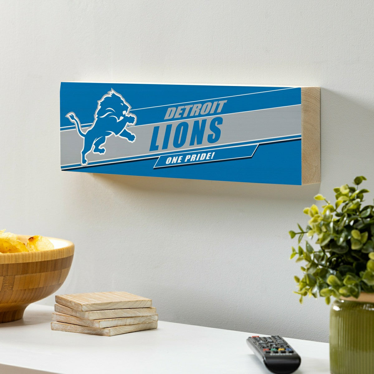 Detroit Lions Mantle Sign, Down Home Fans, 5x18 - NFL Home