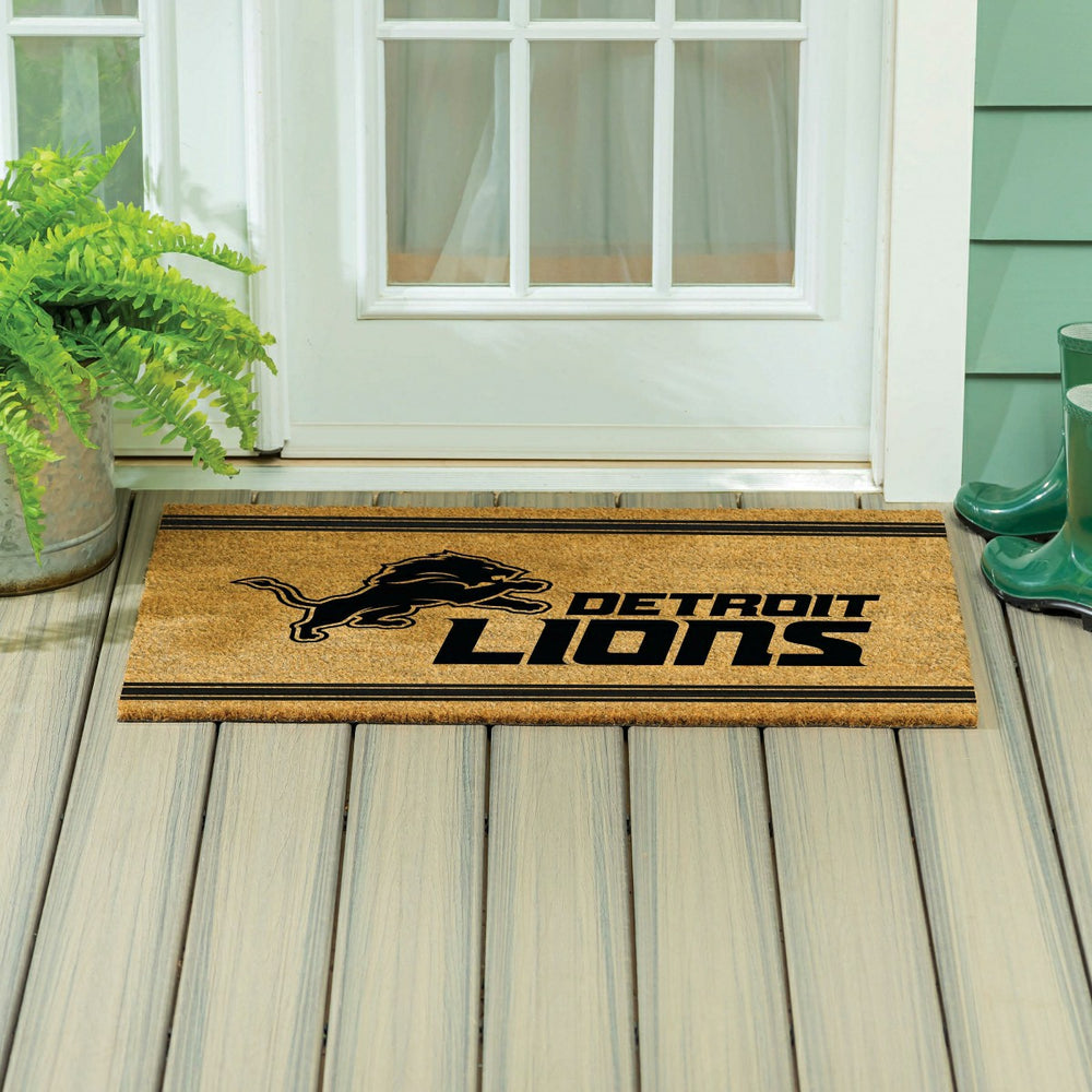 Detroit Lions Large One Color Coir Mat, 36"x24" - NFL