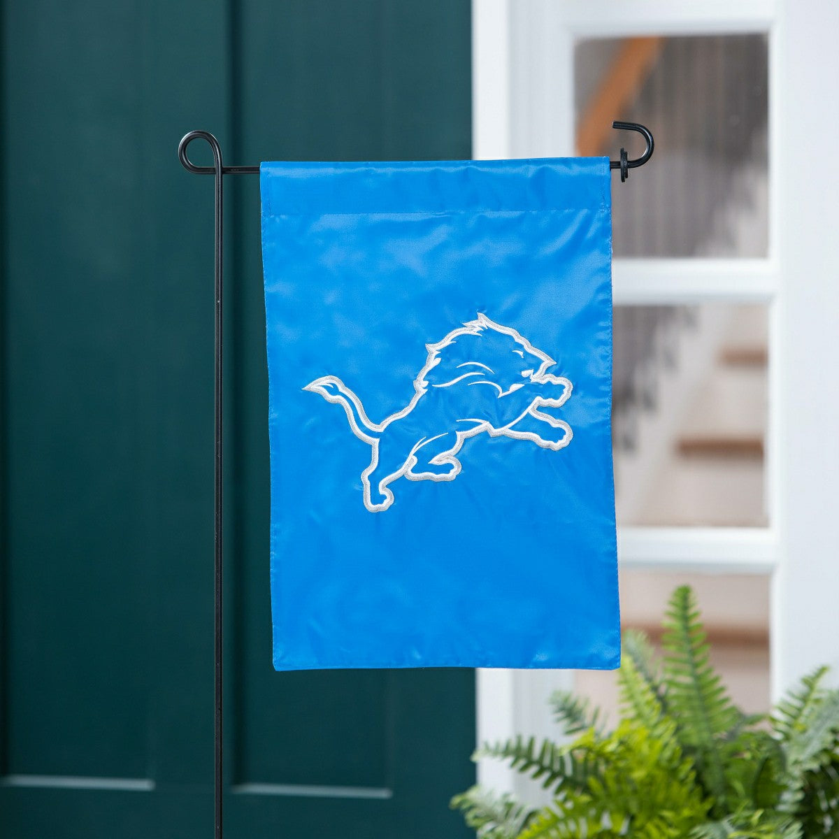 Detroit Lions Applique Garden Flag - NFL Home