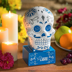 Detroit Lions Sugar Skull Statue - NFL