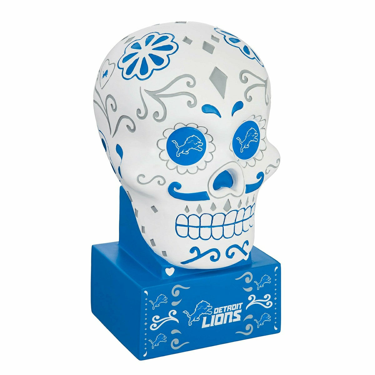 Detroit Lions Sugar Skull Statue - NFL
