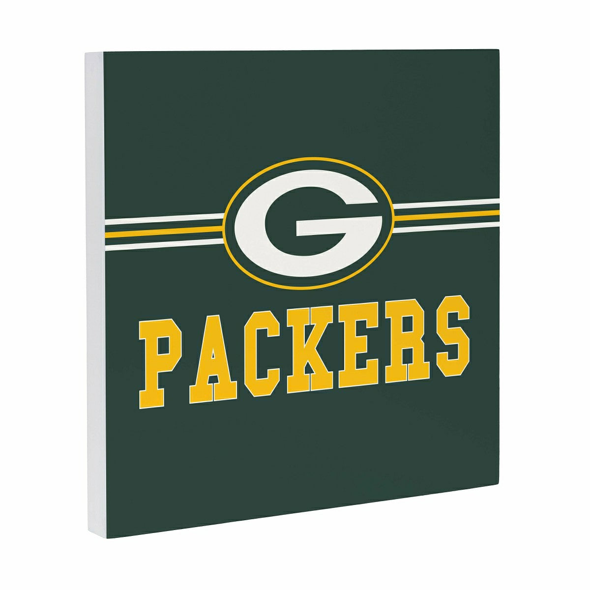 Green Bay Packers Wood Wall Sign, 12x12 - NFL Home