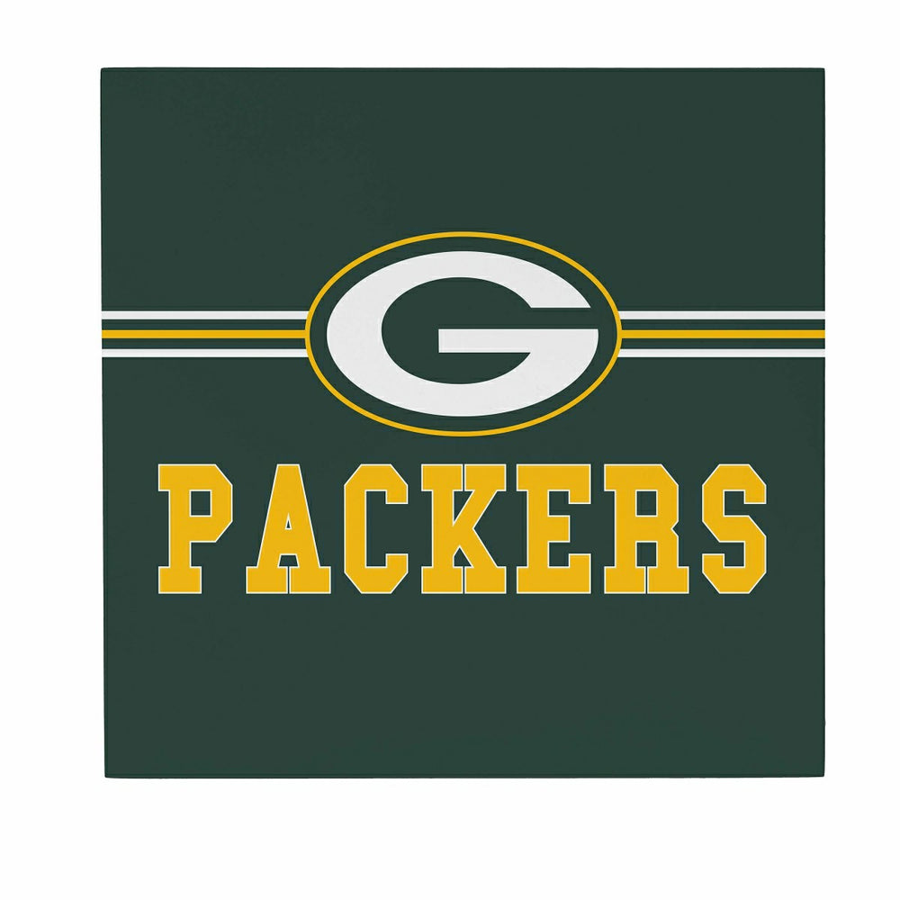 Green Bay Packers Wood Wall Sign, 12x12 - NFL Home