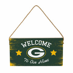 Green Bay Packers Wood Wall Sign, 6x11 - NFL Home