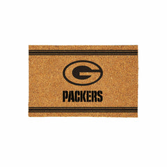 Green Bay Packers Large One Color Coir Mat, 36"x24" - NFL