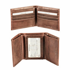 Green Bay Packers, Bi-Fold and Tri-Fold Wallet Gift Set, Brown - NFL Home