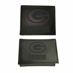 Green Bay Packers, Bi-Fold and Tri-Fold Wallet Gift Set, Black - NFL Home