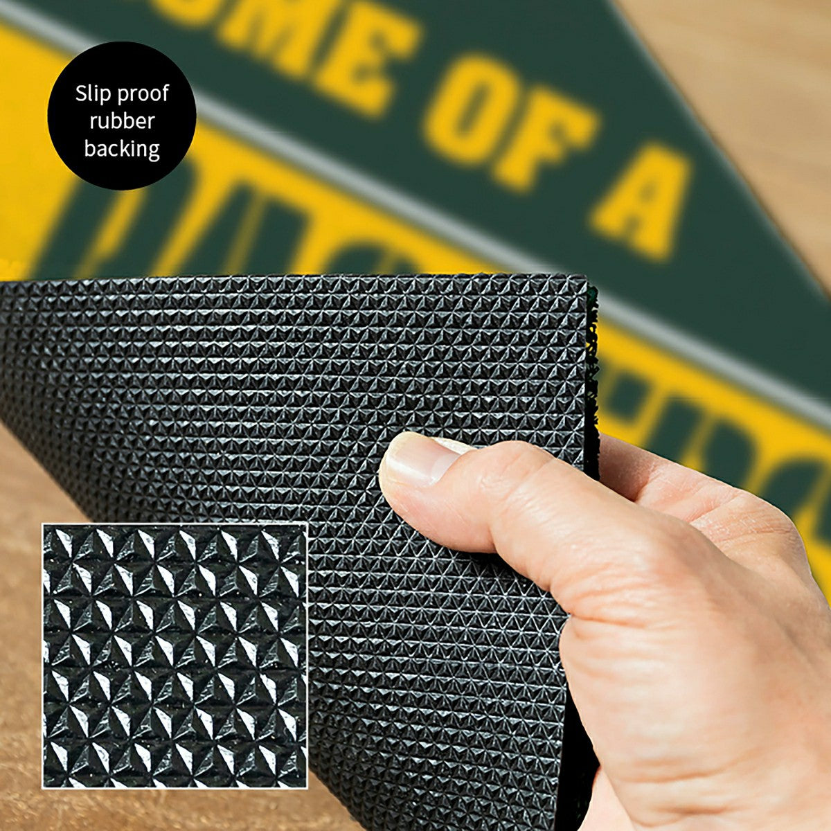 Green Bay Packers, PVC Mat COLOR, Home of a Fan - NFL
