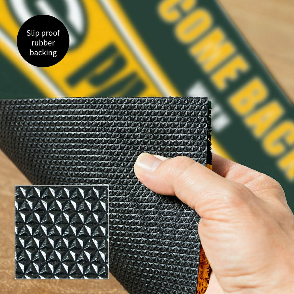 28" x 16" PVC Trapper Mat, Come Back with Tickets, Green Bay Packers - NFL