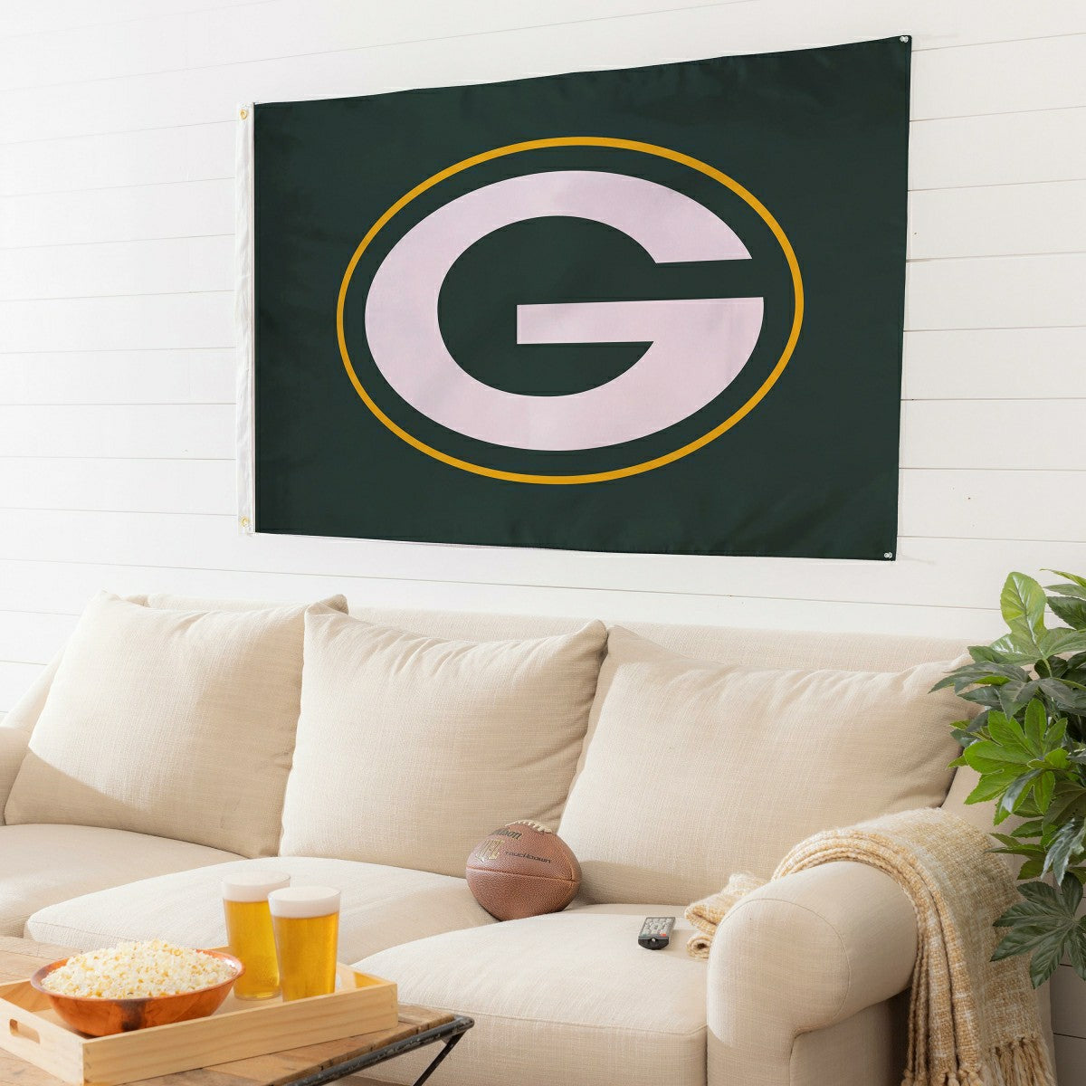 Green Bay Packers Single Sided Estate Flag with 2 Grommets, 3'x5' - NFL Home