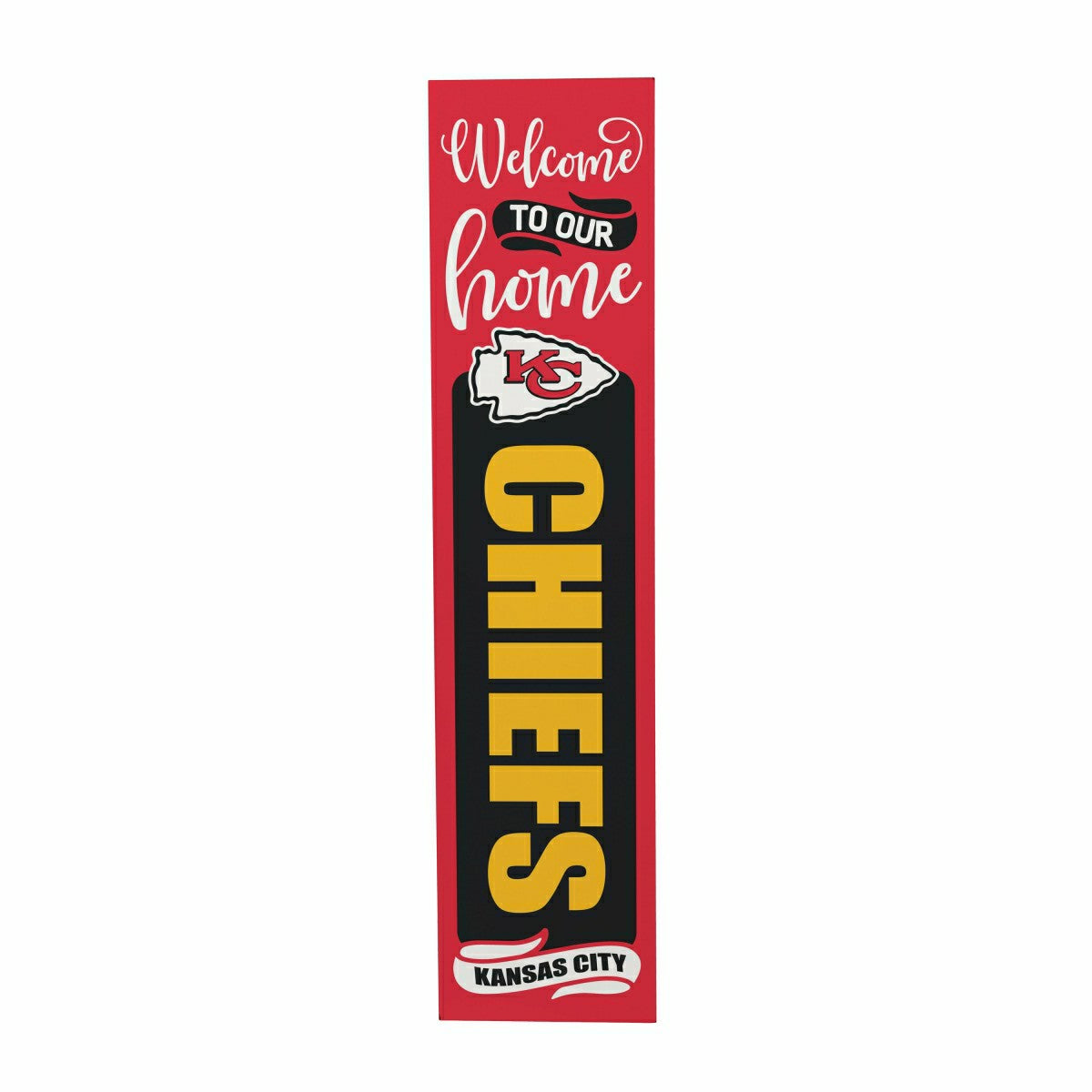 47" Double Sided Leaner, Kansas City Chiefs, Halloween - NFL Home