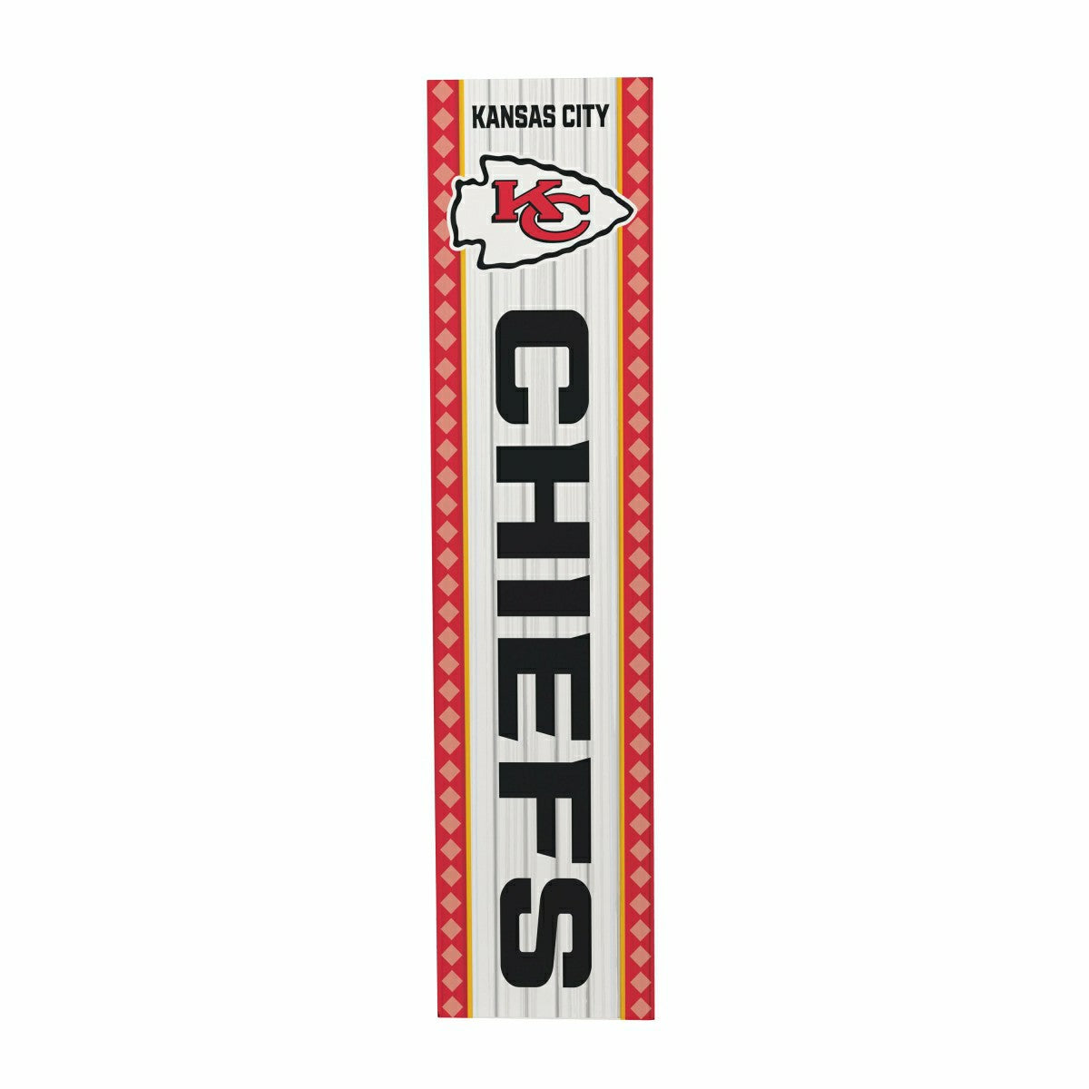 47" Double Sided Leaner, Kansas City Chiefs, Christmas - NFL Home