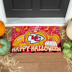 Kansas City Chiefs Halloween PVC Mat, 28"x16" - NFL