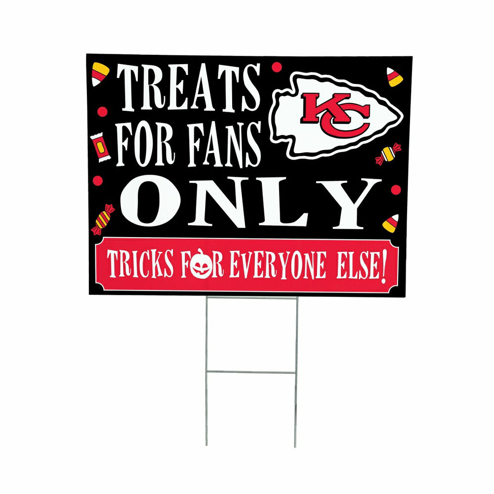 Kansas City Chiefs Yard Sign, Halloween Treats for Fans - NFL Home